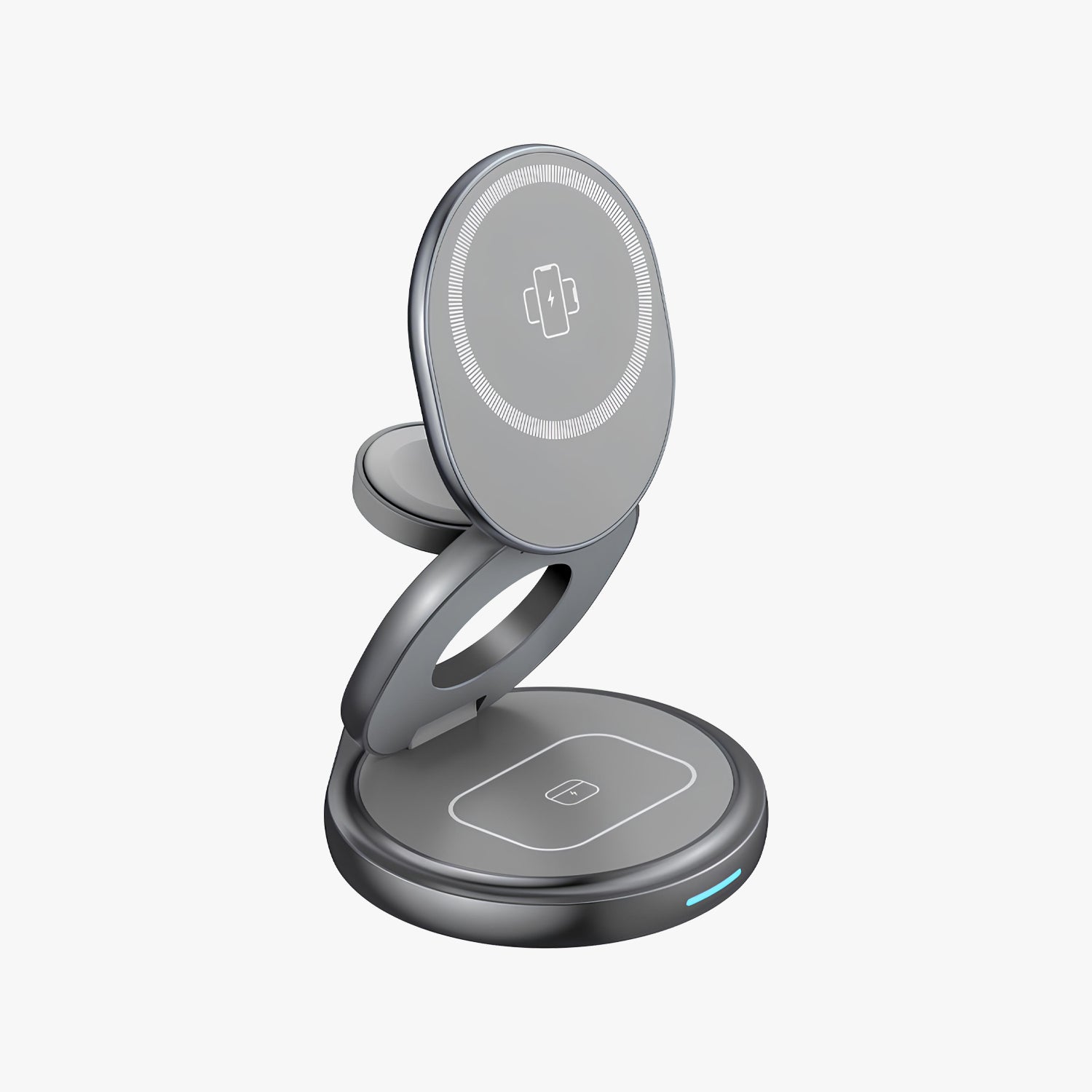 Soporte de carga inalámbrica magnético plegable 3 en 1