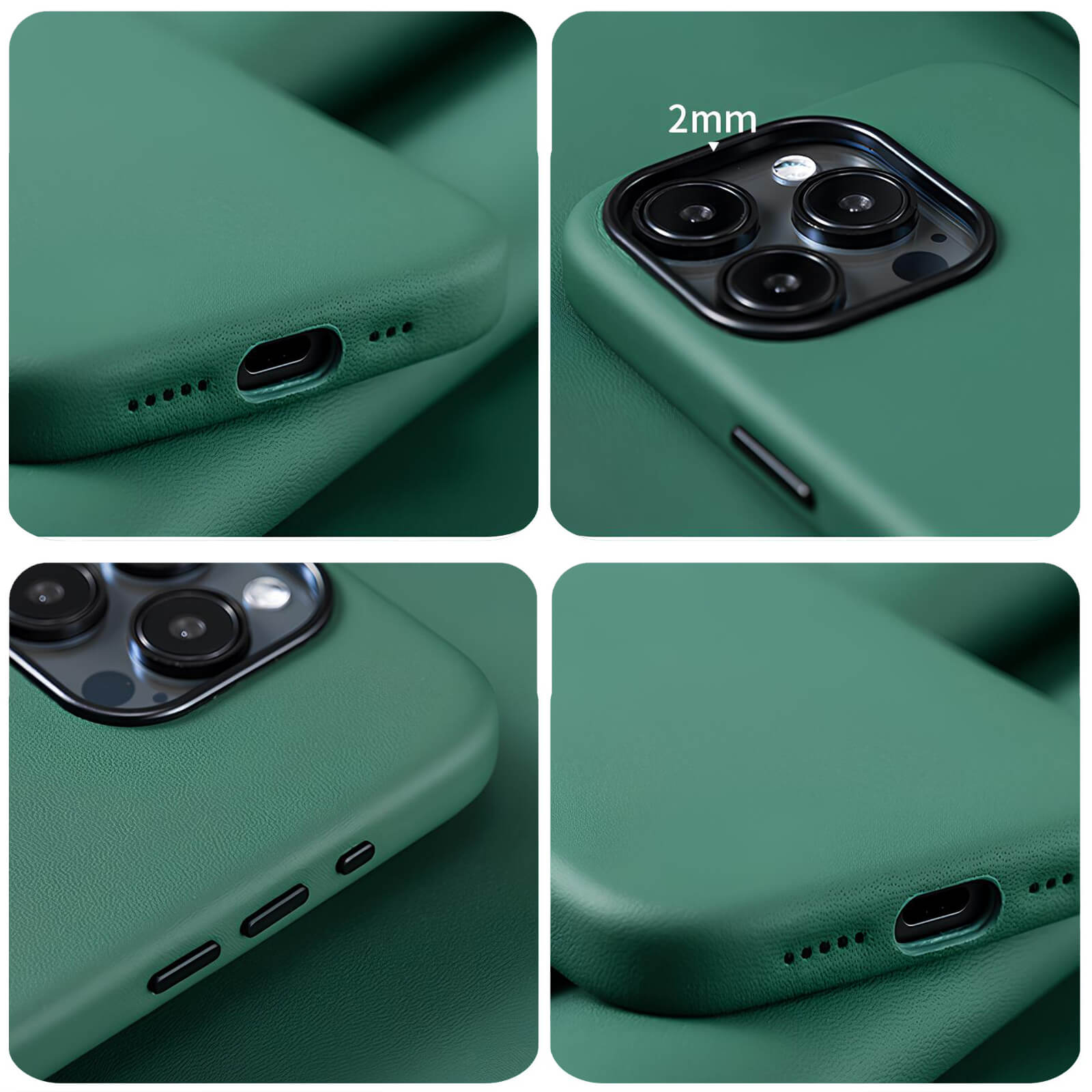Nappa Leather MagSafe iPhone Case