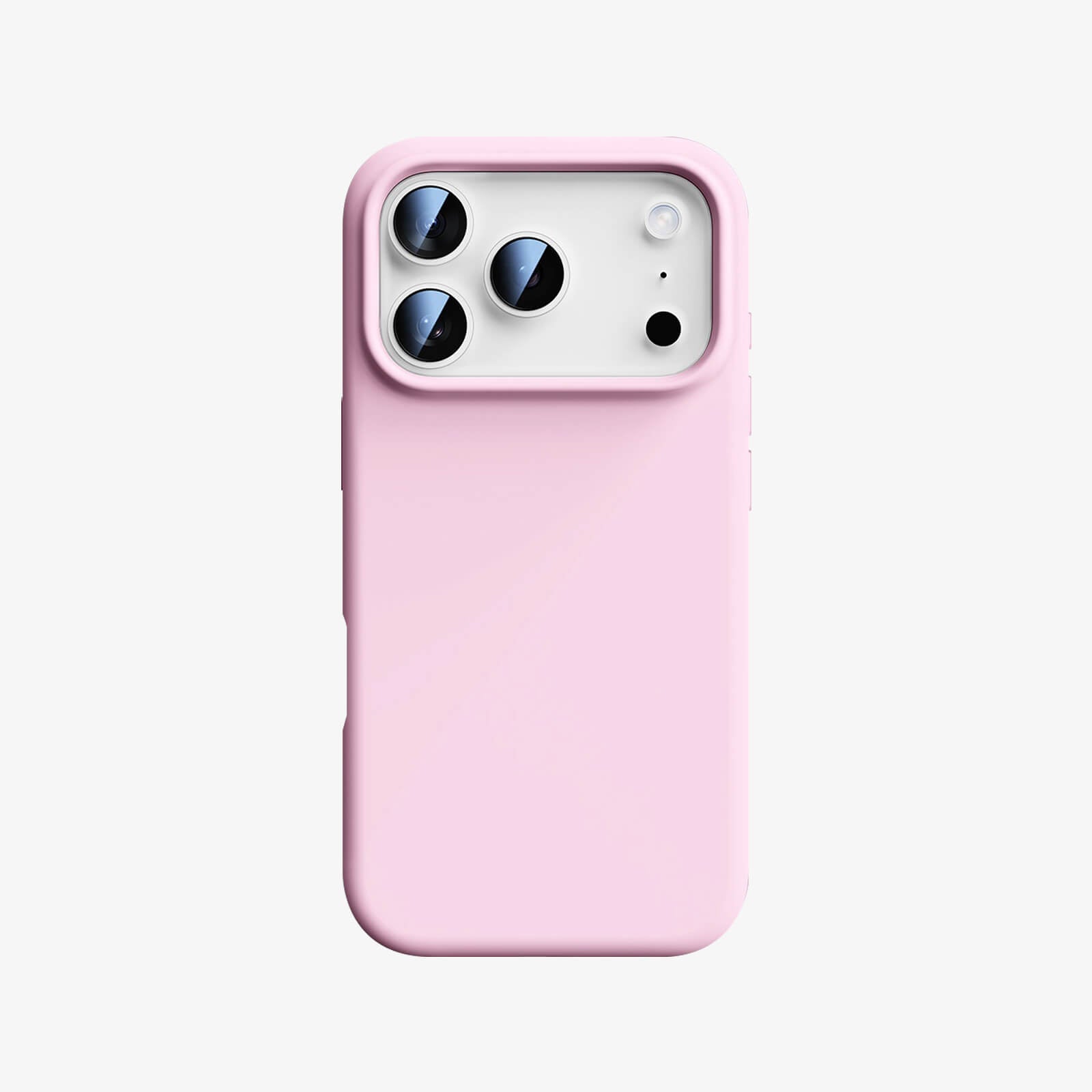 silicone MagSafe iPhone 17 Pro Max case - icy pink