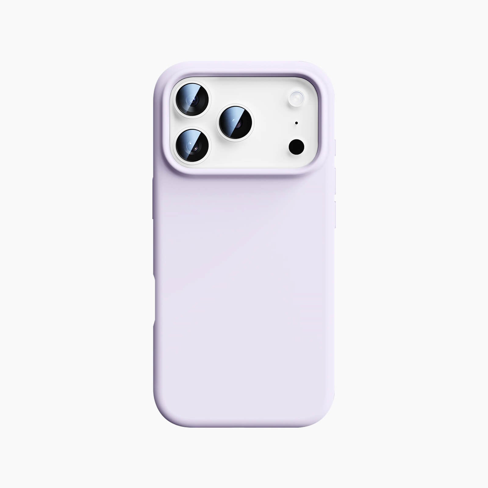 silicone MagSafe iPhone 17 Pro Max case - pale lavender