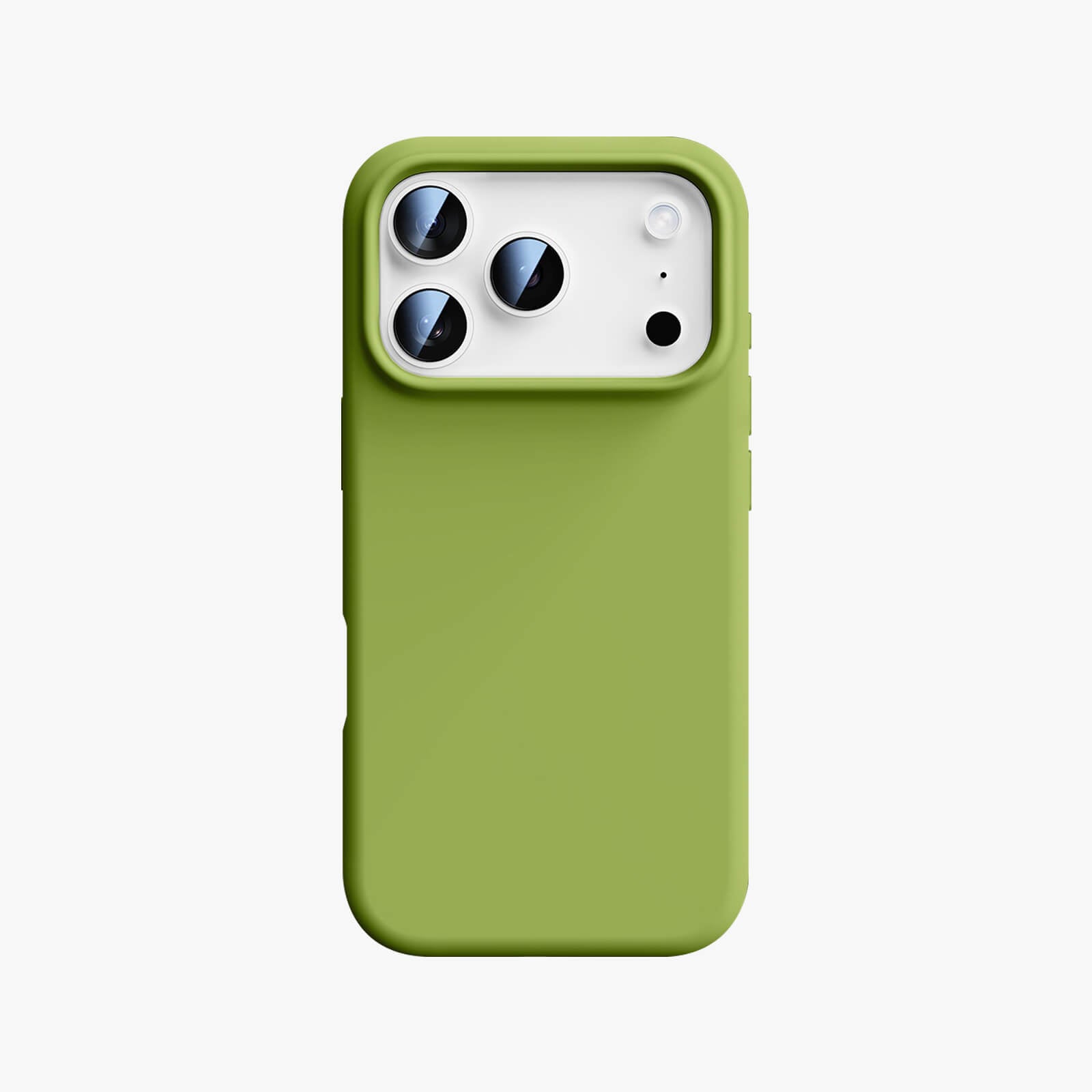 silicone MagSafe iPhone 17 Pro Max case - pea green