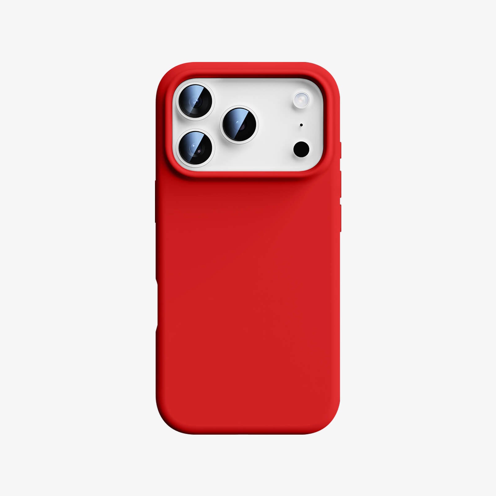 silicone MagSafe iPhone 17 Pro Max case - red