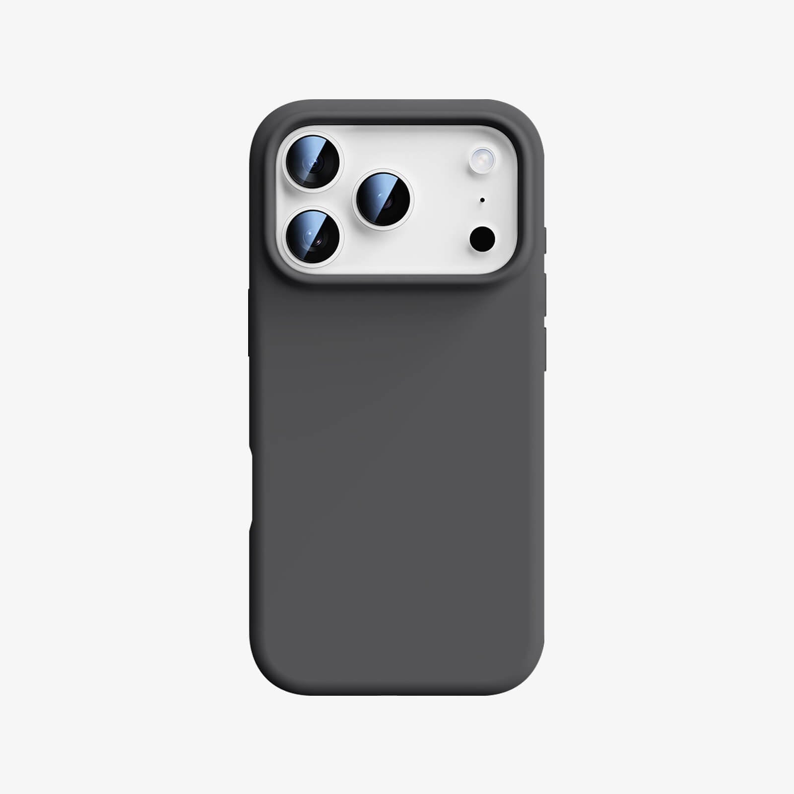 silicone MagSafe iPhone 17 Pro Max case - space gray