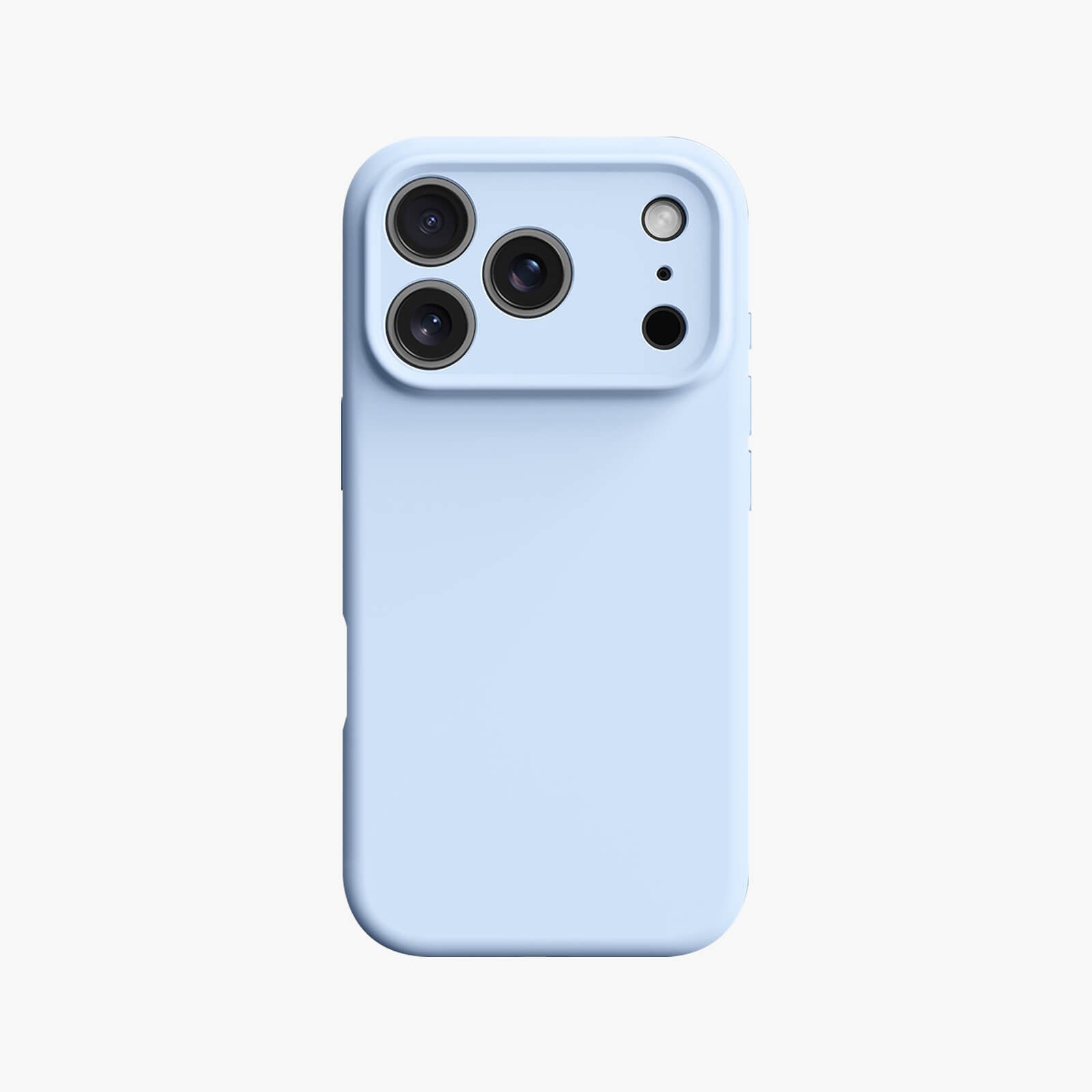 silicone MagSafe iPhone 17 Pro case - blue cloud