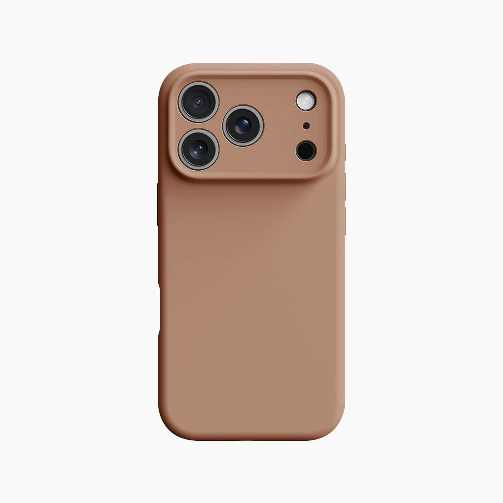 silicone MagSafe iPhone 17 Pro case - brown