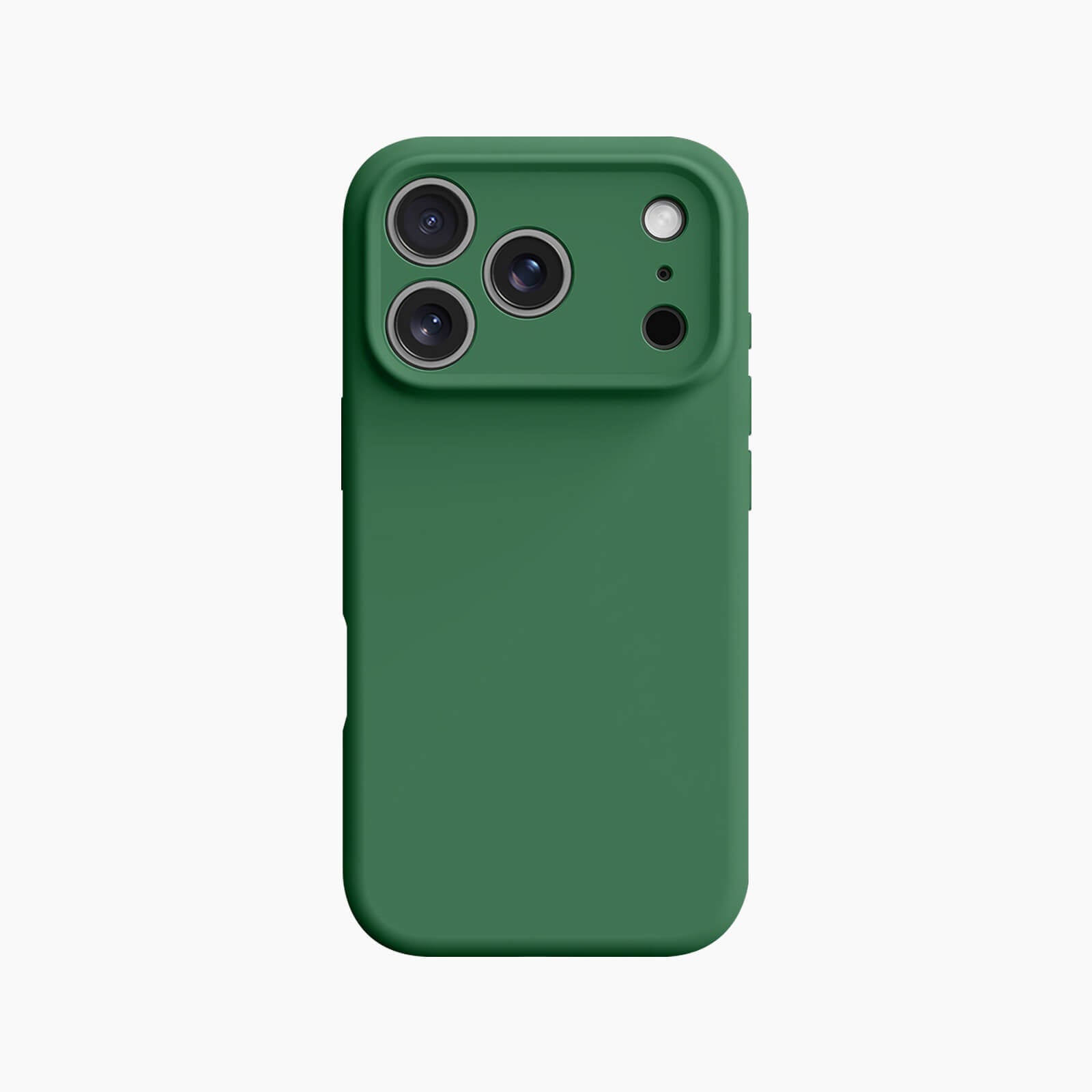 silicone MagSafe iPhone 17 Pro case - forest green