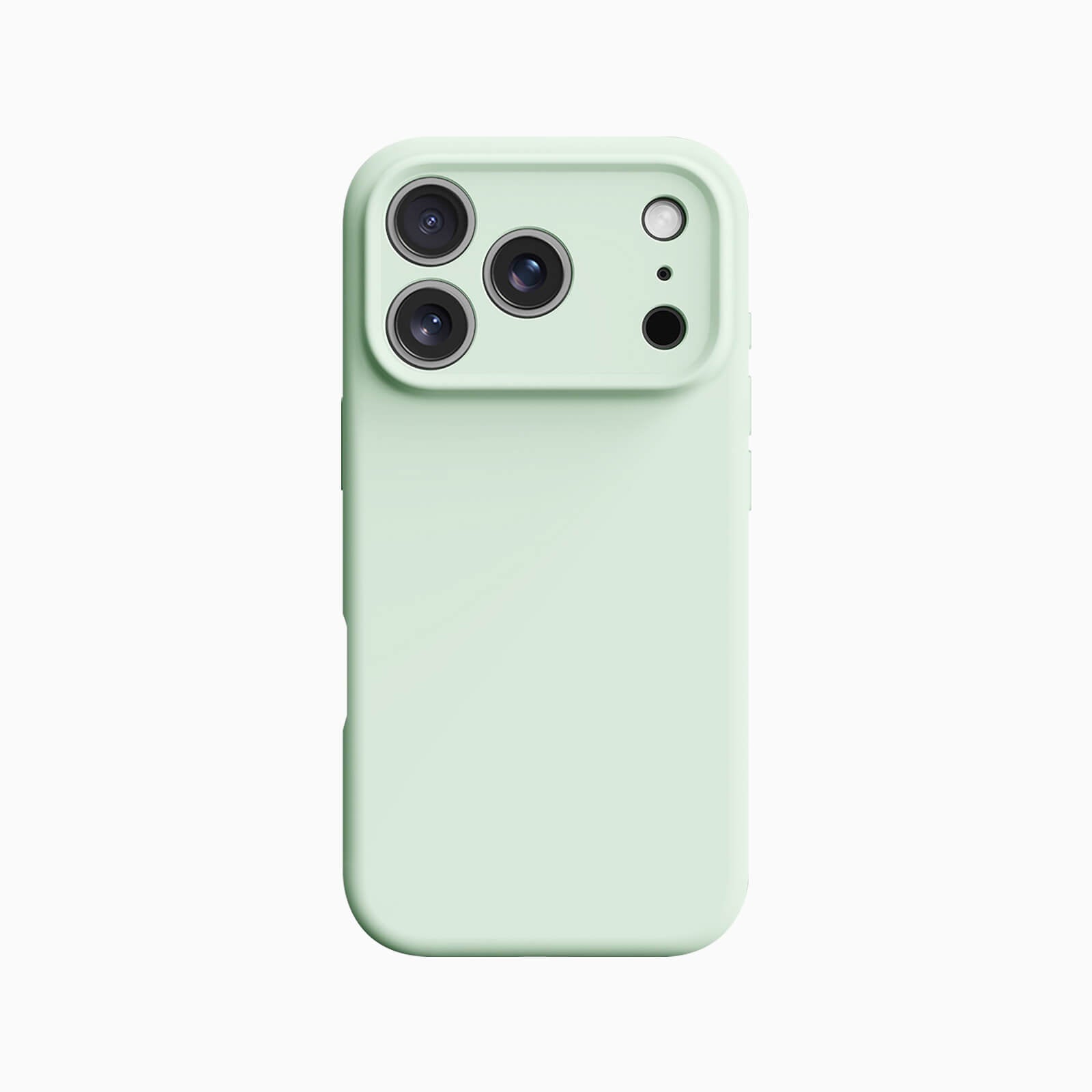 silicone MagSafe iPhone 17 Pro case - pale green