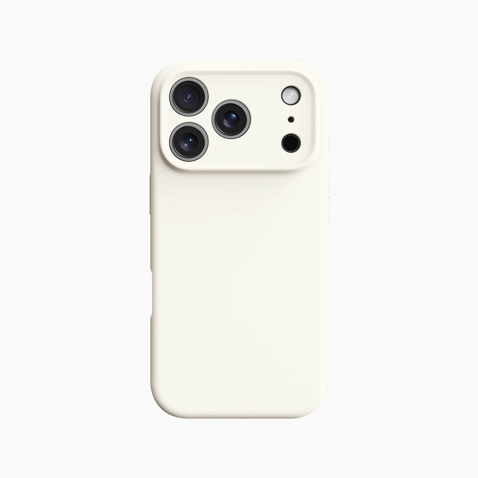 silicone MagSafe iPhone 17 Pro case - warm white