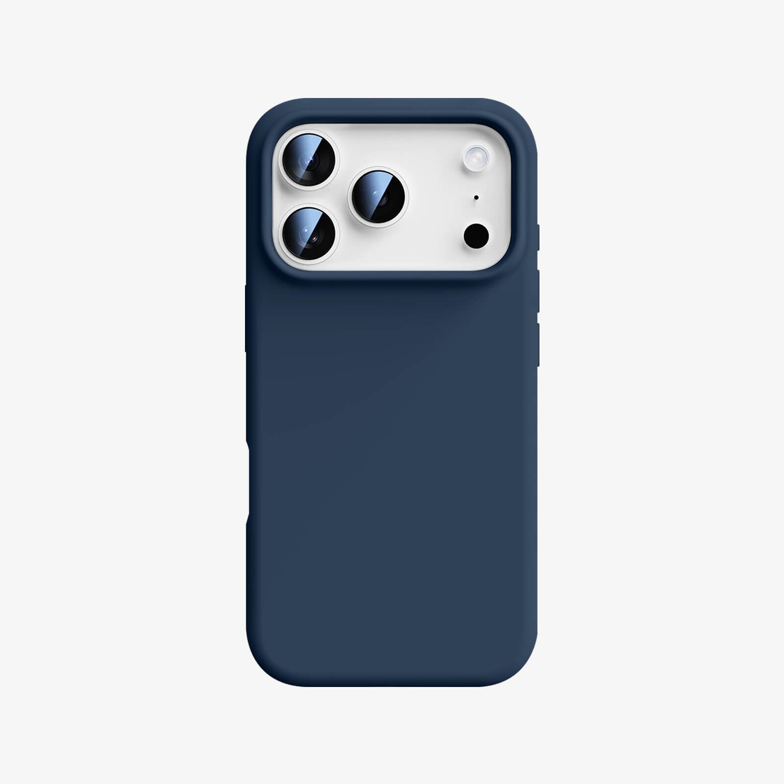 silicone MagSafe iPhone 17 Pro Max case - midnight blue